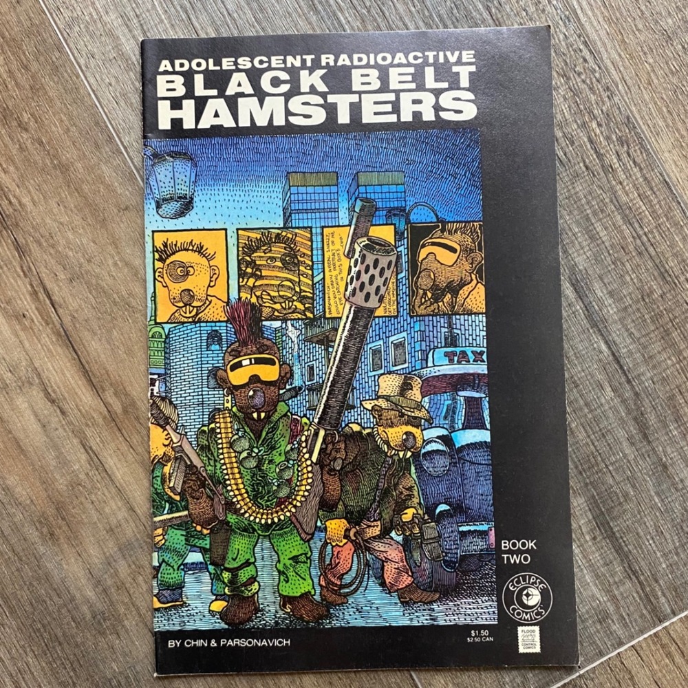 Adolescent Radioactive Black Belt Hamsters Book 2 Eclipse Comics 1986